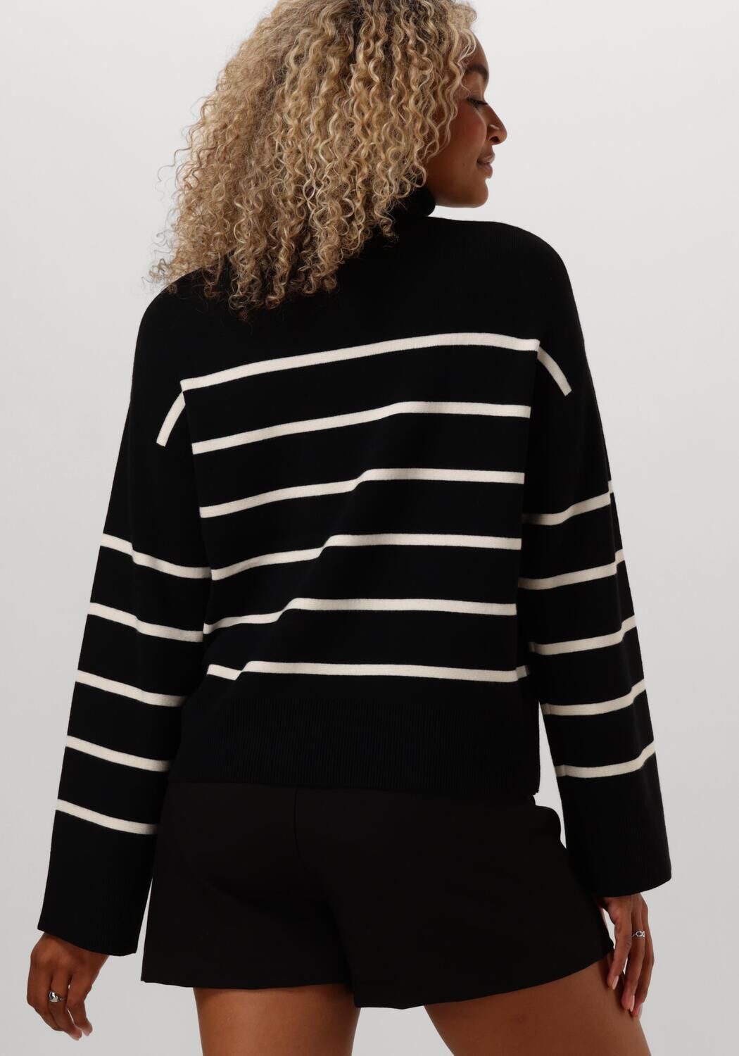 SELECTED FEMME Dames Truien & Vesten Slfkamma Ls Knit Roll Neck Zwart