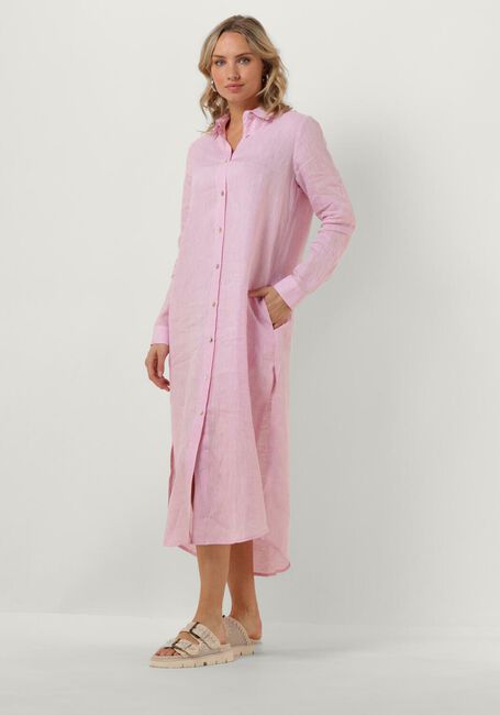 Roze RESORT FINEST Maxi jurk SHIRT DRESS - large