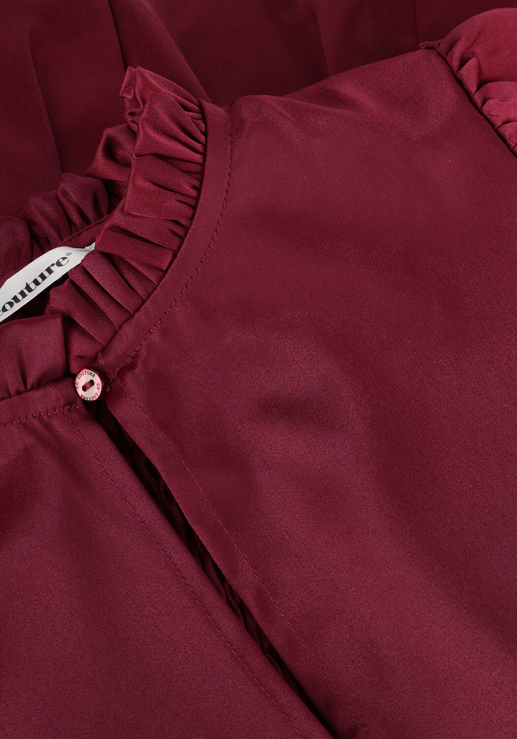 Bordeaux CO'COUTURE Blouses ADNACC OPEN BACK SS BLOUSE - large