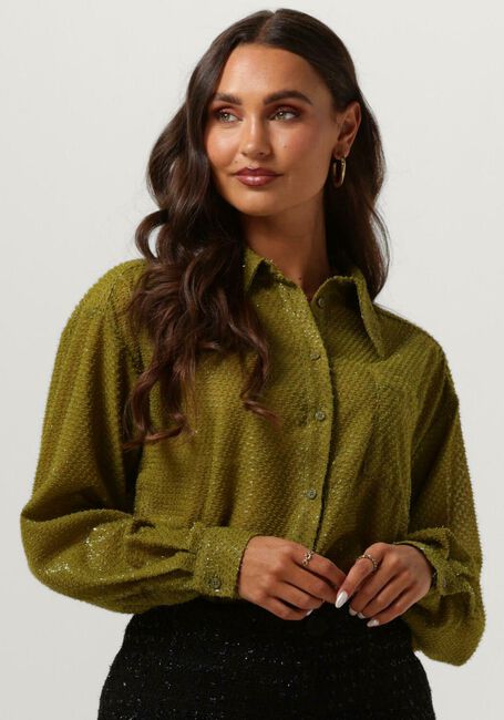 Groene SILVIAN HEACH Blouse CAMICIA M/L -SHIRT - large