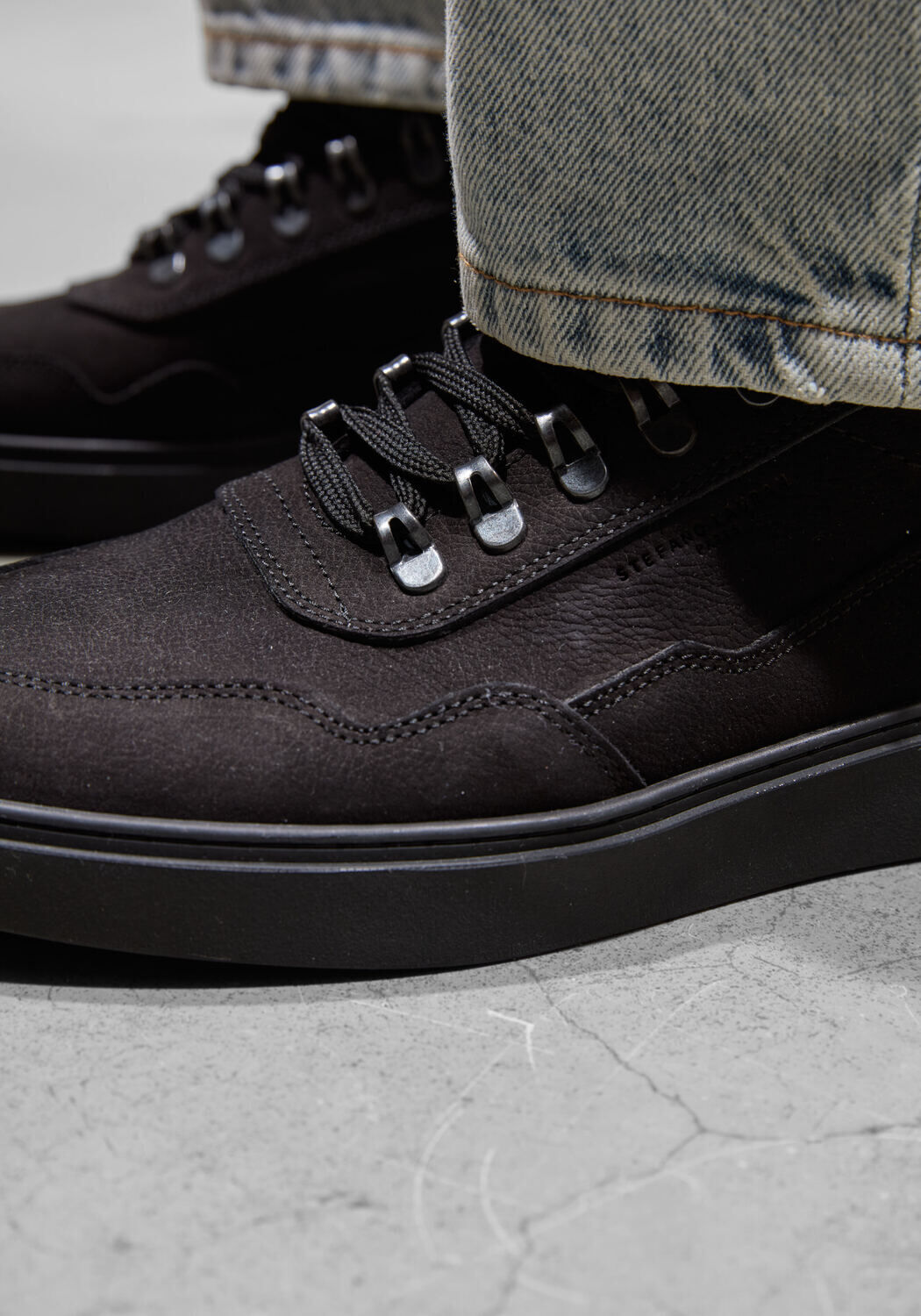 Zwarte STEFANO LAURAN Lage sneakers LJ2502 - large