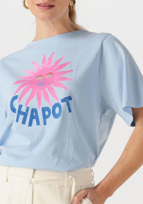 Lichtblauwe FABIENNE CHAPOT T-shirt FAY T-SHIRT - large