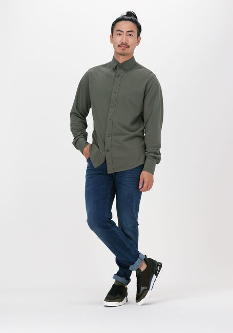 Donkergroene TIGER OF SWEDEN Casual overhemd FENALD - large