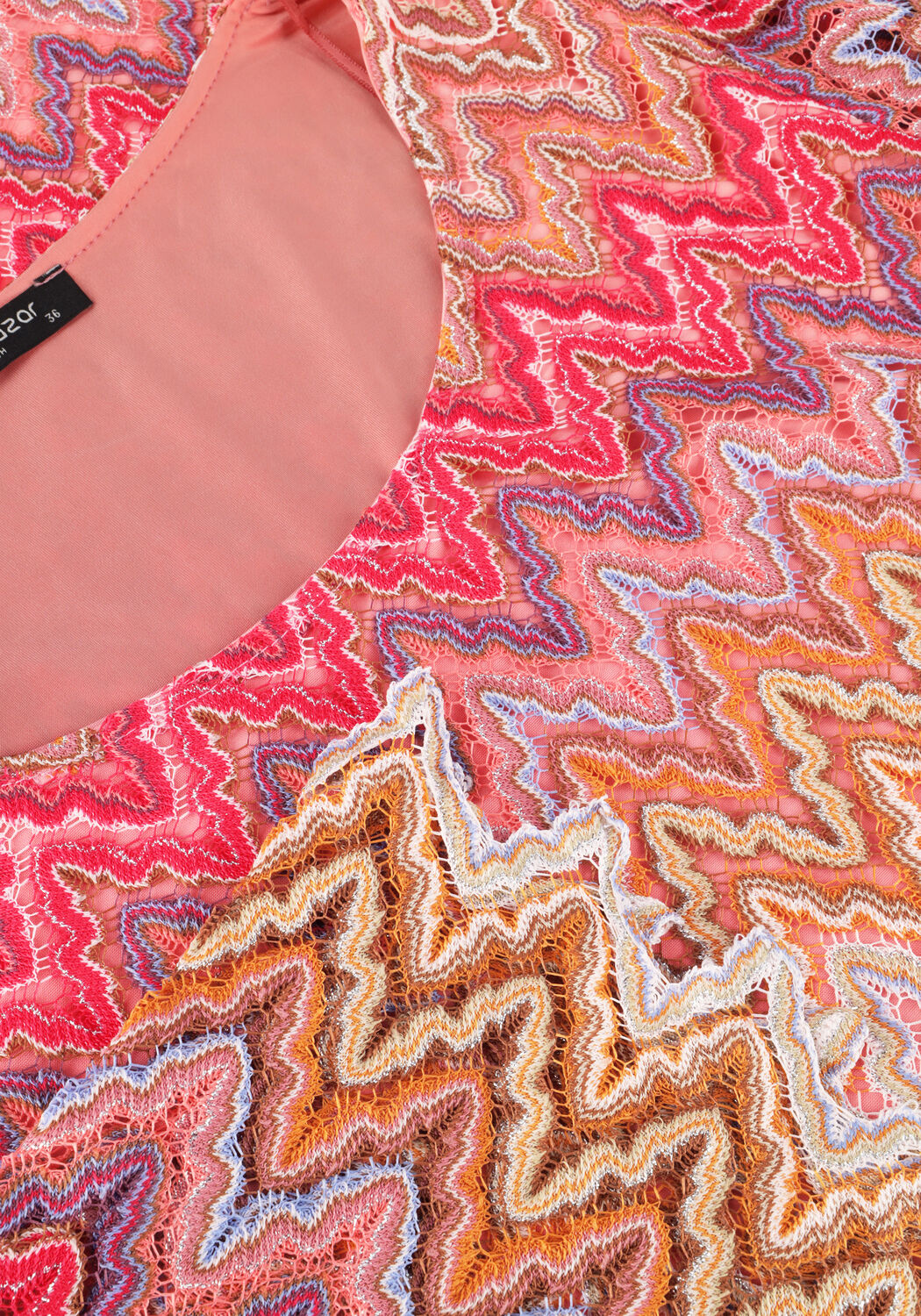 Multi ANA ALCAZAR Mini jurk TUNIC DRESS PURE - large