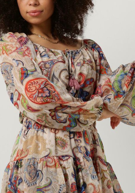 Multi ACCESS Mini jurk MINI PAISLEY DRESS WITH RUFFLES - large