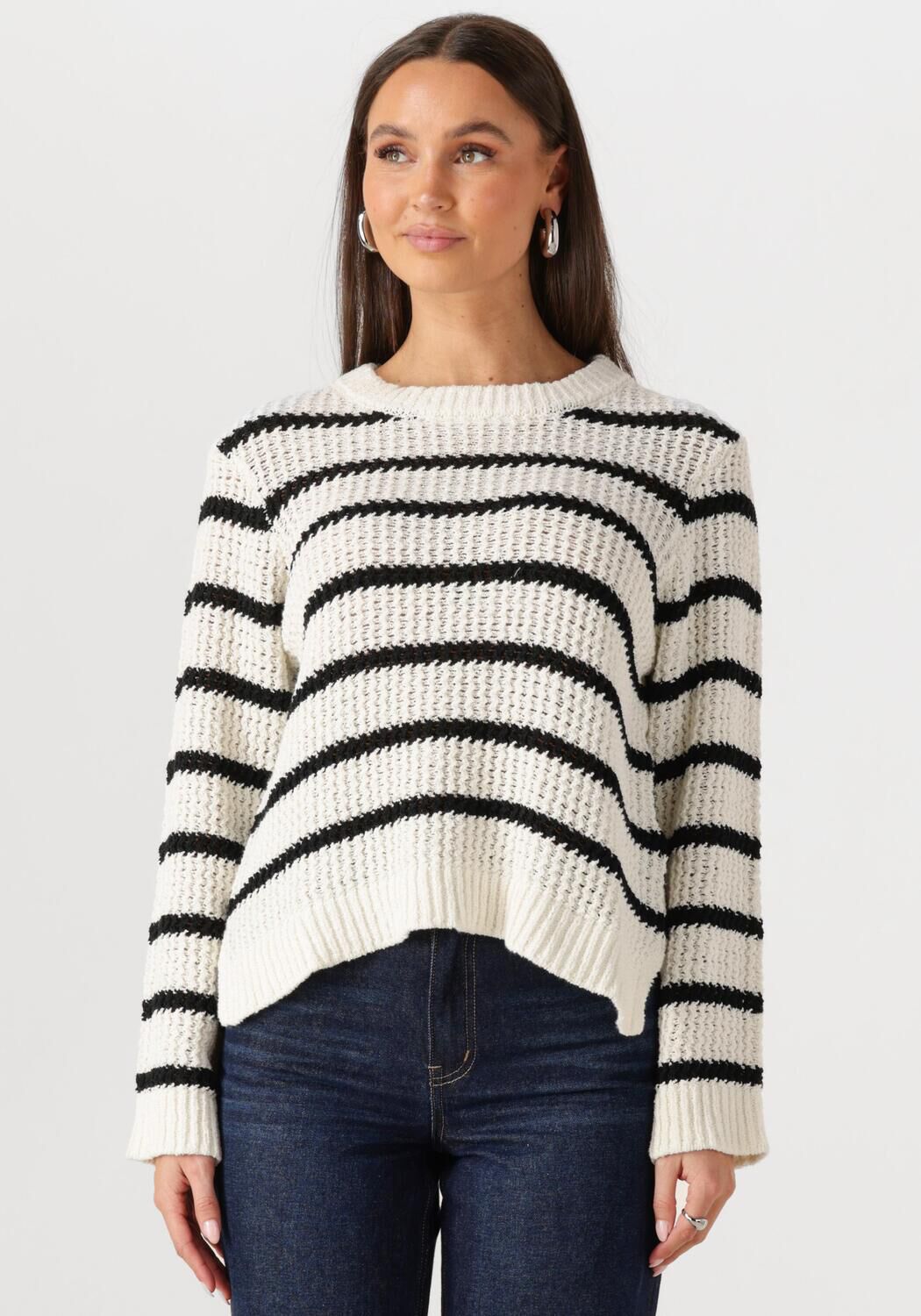 MODSTRÖM Modström Dames Truien & Vesten Maddiemd Stripe O-neck Multi