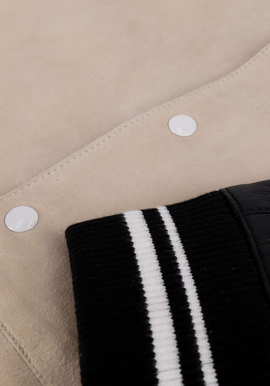 Beige SELECTED MEN Jack SLHAERO BOMBER SUEDE JKT EX - large