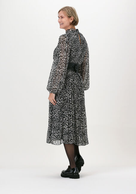 Zwarte SET Midi jurk 73912 - large