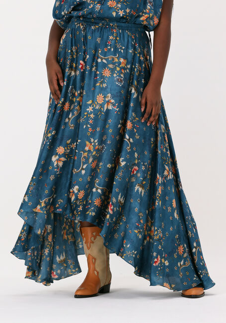 Blauwe MES DEMOISELLES Maxirok YASEMIN SKIRT - large