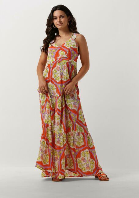 Oranje POM AMSTERDAM Maxi jurk STRAP MARRAKESH SUMMER DRESS - large