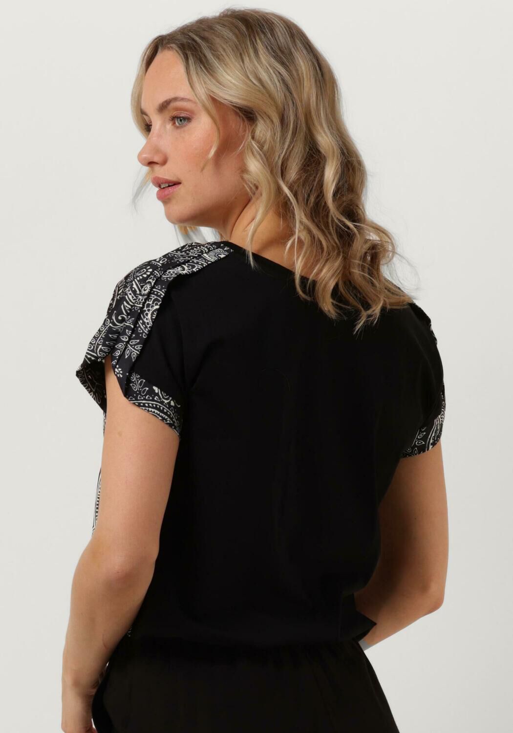 LIU JO Dames Tops & T-shirts Jersey Raso T-shirt Zwart