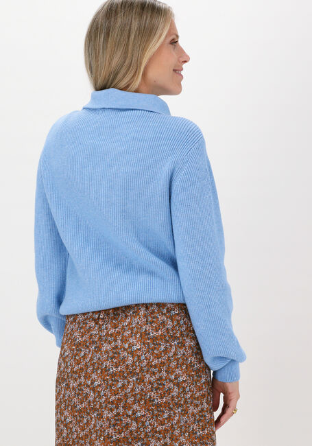 Lichtblauwe YDENCE Sweater KNITTED SWEATER NAOMI - large