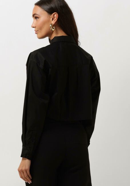 Zwarte CO'COUTURE Blouses COTTON CRISP CROPPED SHIRT - large