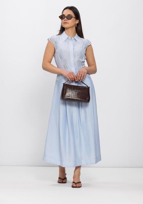 Blauwe COPENHAGEN MUSE Midi jurk CMCOLE-DRESS - large