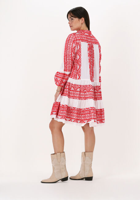 Rode GREEK ARCHAIC KORI Mini jurk SHORT DRESS ALL OVER - large