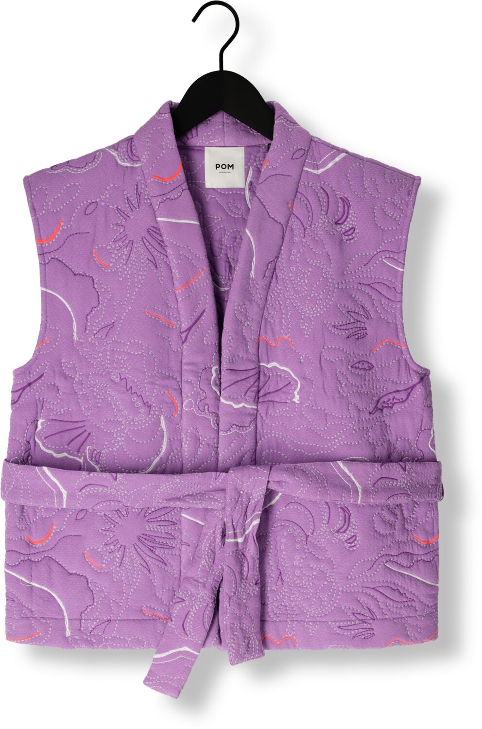 POM AMSTERDAM Dames Blazers Quilted Purple Gilet Lila