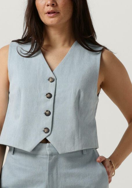 Lichtblauwe MY ESSENTIAL WARDROBE Gilet WINNIEMW 159 VEST - large