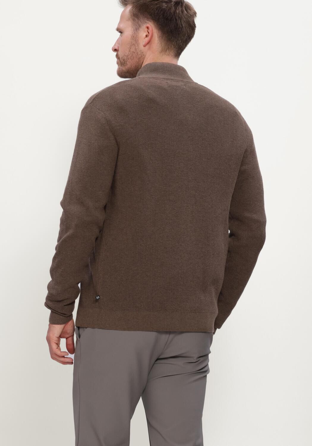 MATINIQUE Heren Truien & Vesten Malagoon Cardigan Bruin