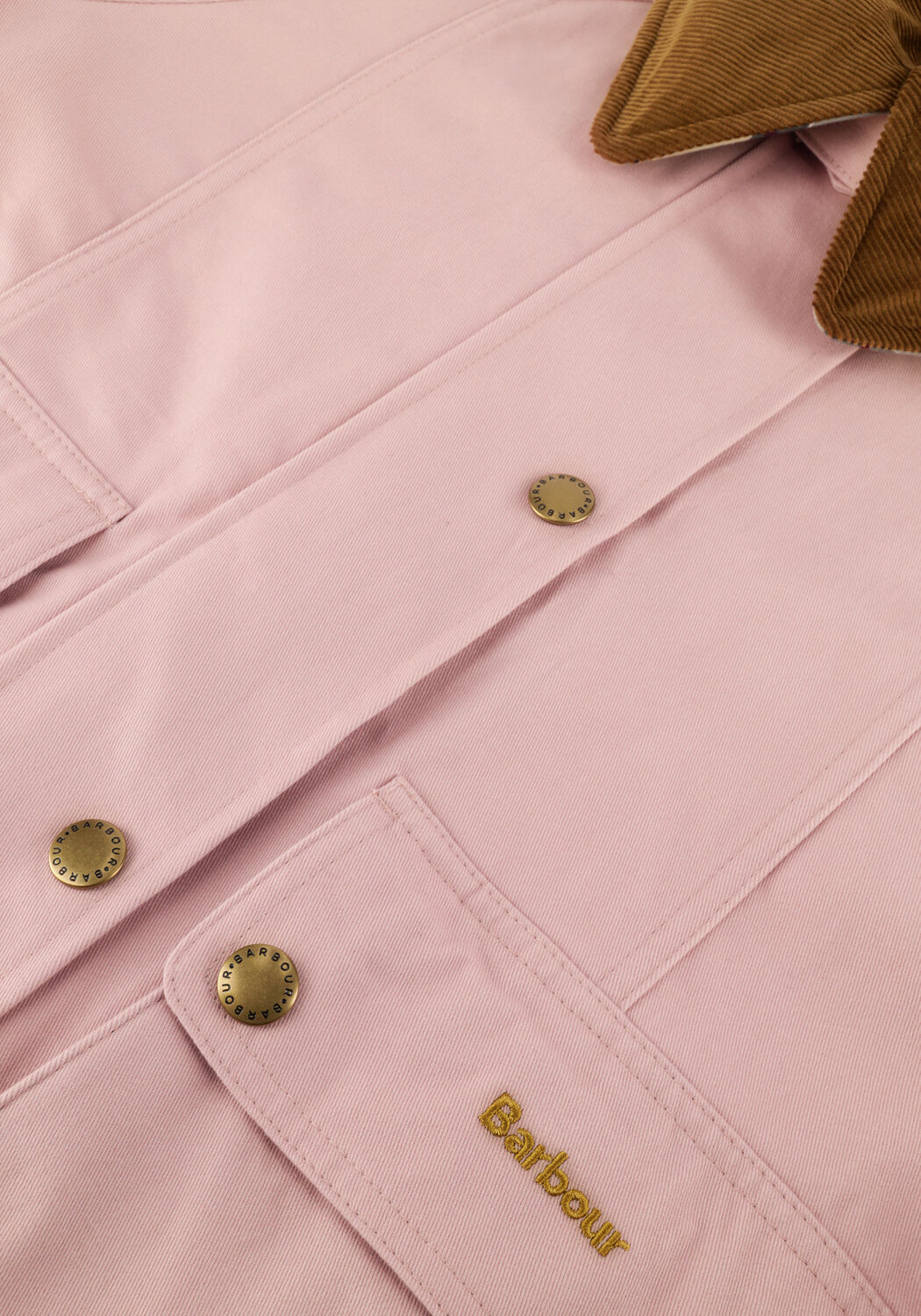 Roze BARBOUR Jack CROPPED BEADNELL CASUAL JACKET - large