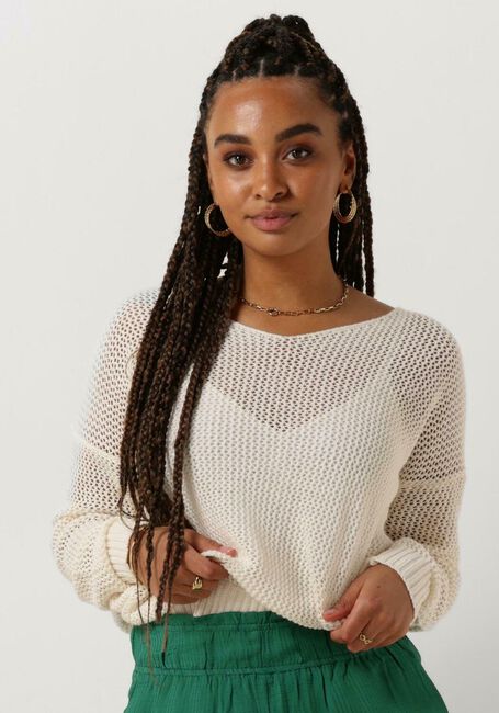 Ecru SIMPLE Top KNIT-ECO-50CO-24-1 - large
