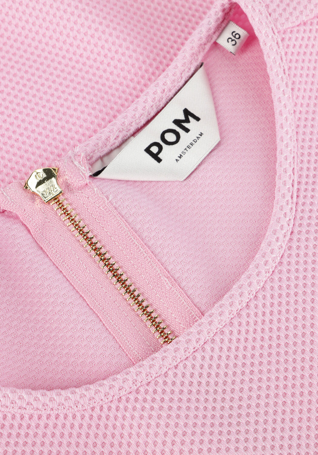 Lichtroze POM AMSTERDAM T-shirt SENNA ROSE - large