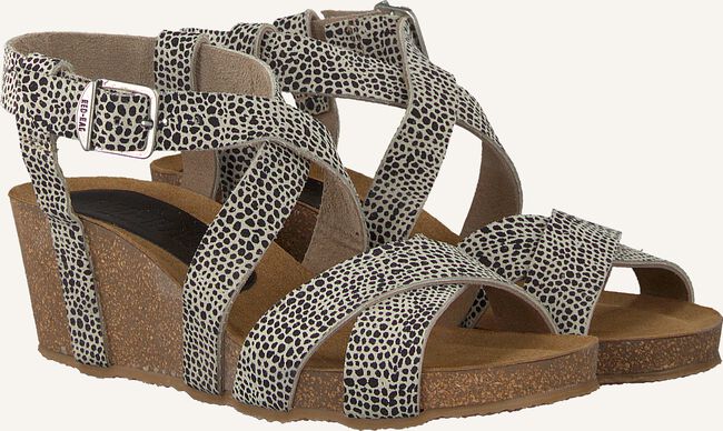 Beige RED-RAG Platte sandalen 78080 Beige RED-RAG Platte sandalen 78080 - large