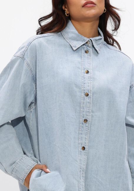 Blauwe WITHBLACK Blouses WBLFRANCISCA LS DENIM SHIRT - large