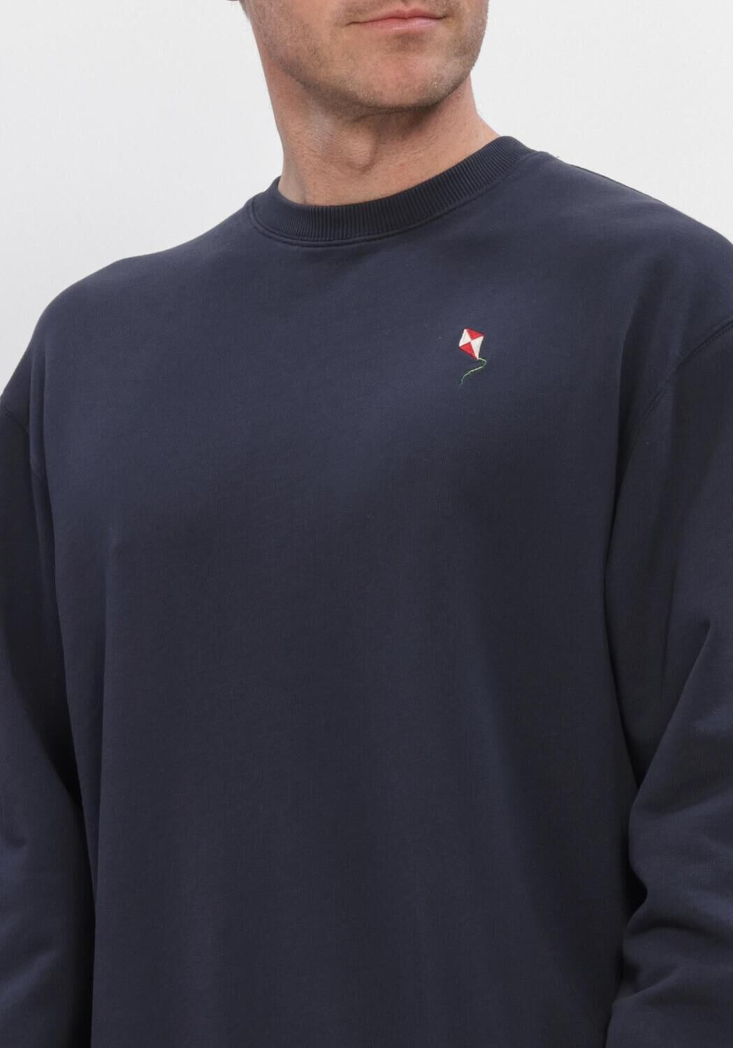 Donkerblauwe FOR&Eacute;T Sweater KITE SWEATSHIRT - large