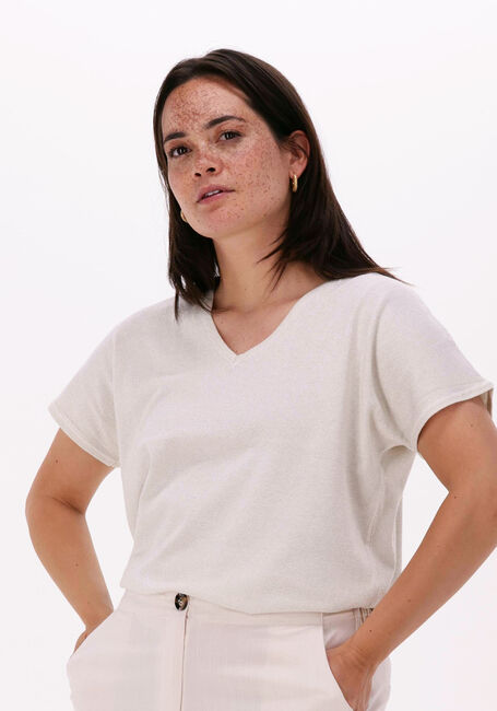 Gebroken wit YDENCE Top KNITTED TOP EMBER - large