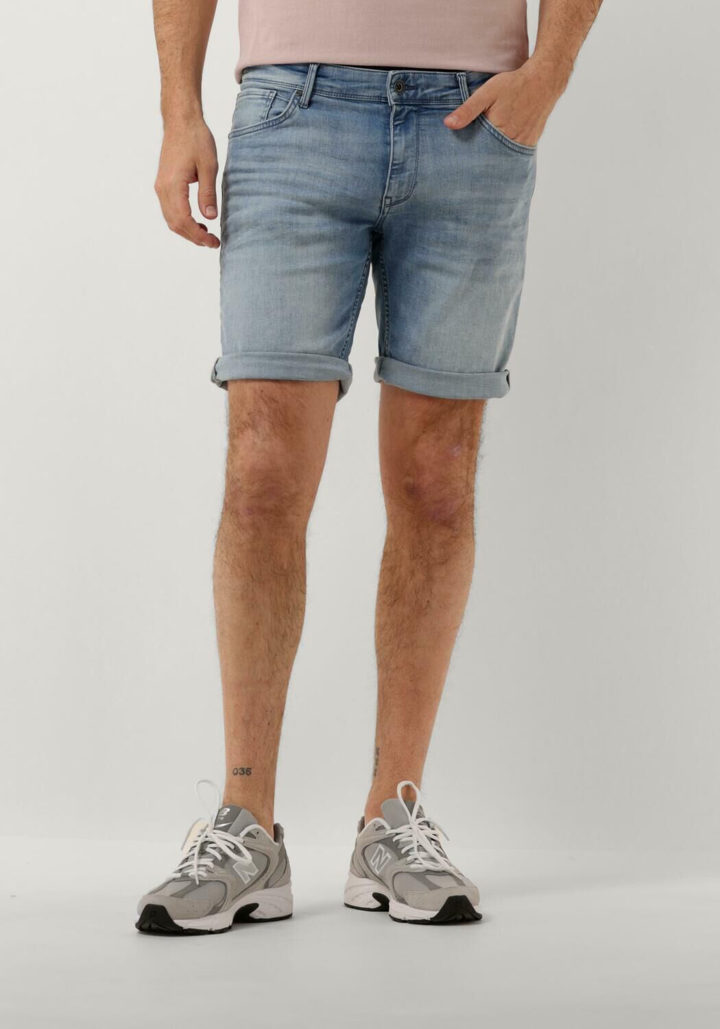 Pure Path skinny short Steve denim light blue