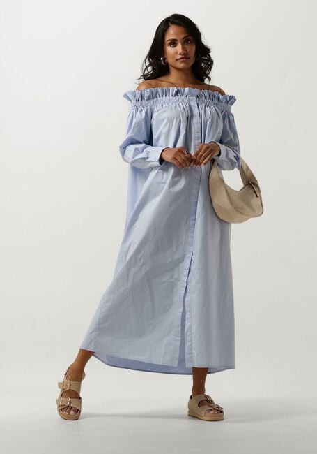 Lichtblauwe COPENHAGEN MUSE Midi jurk CMSHIRLEY-DRESS Lichtblauwe COPENHAGEN MUSE Midi jurk CMSHIRLEY-DRESS - large