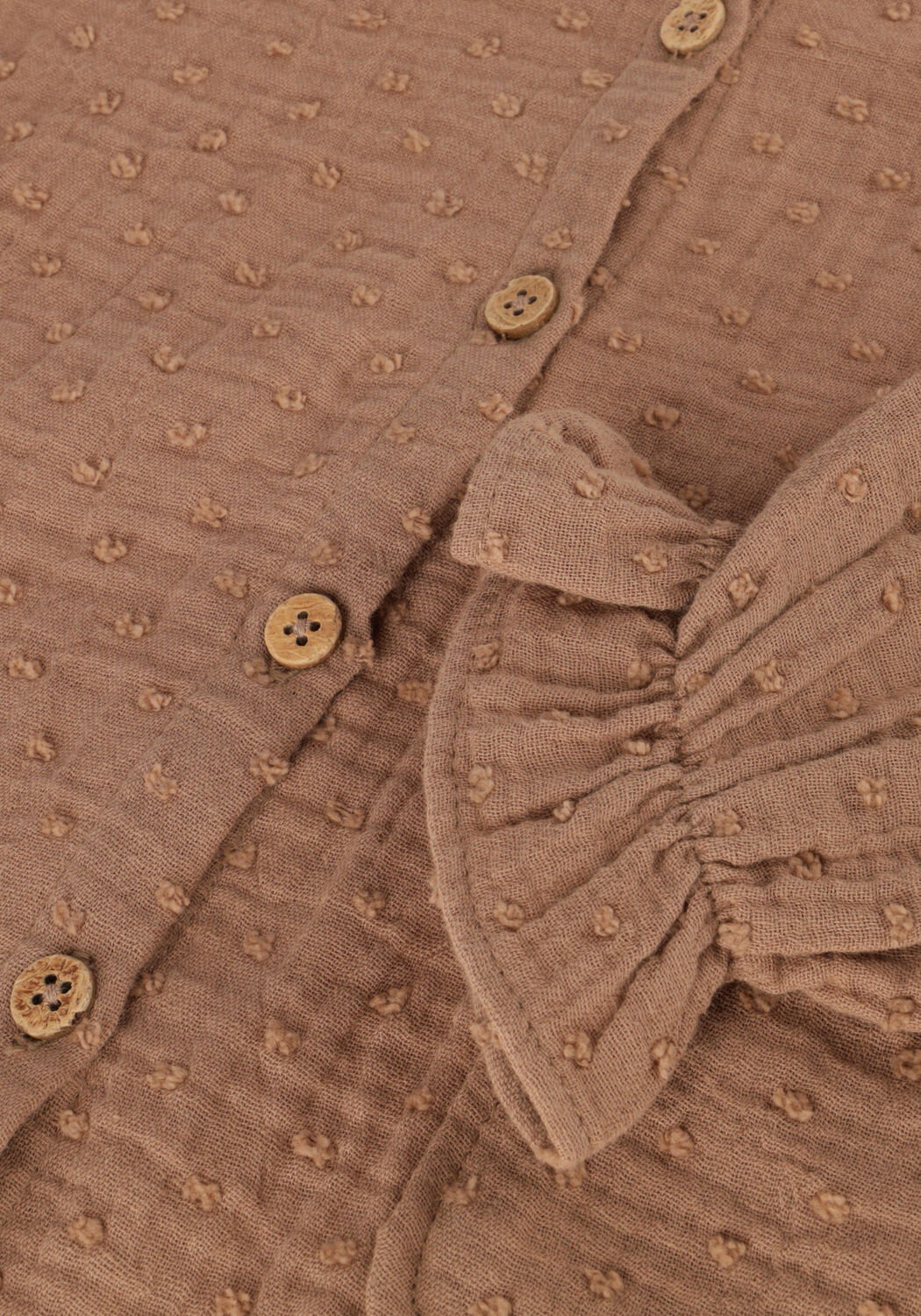 Camel LIL' ATELIER Blouses NMFLAMIA LS LOOSE SHIRT LIL - large