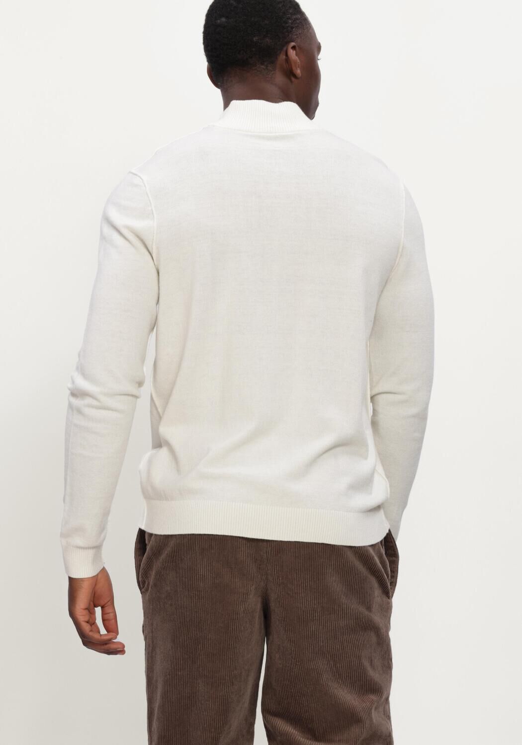 BLUE INDUSTRY Heren Truien & Vesten Knitwear Ecru