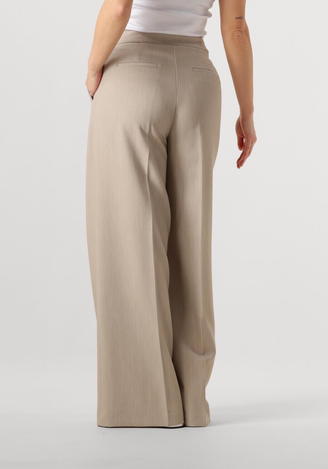 AAIKO Dames Broeken Nore Buttons R Pes 345 Beige