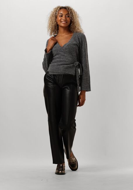 Grijze ENVII Vest ENADA LS V-KNIT 7216 - large