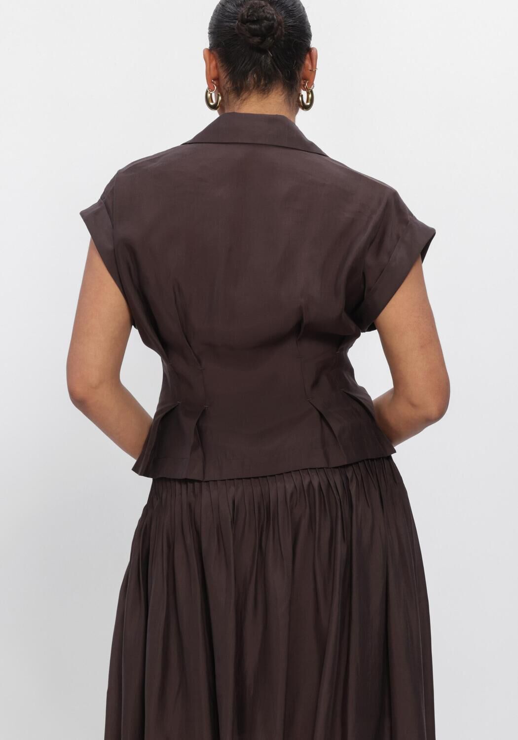 Bruine COPENHAGEN MUSE Tops & T-shirts CMMOLLY-SHIRT 207896 - large