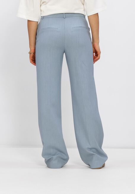 Blauwe SELECTED WOMEN Wijde broek SLFRITA MW WIDE PANT MEL - large