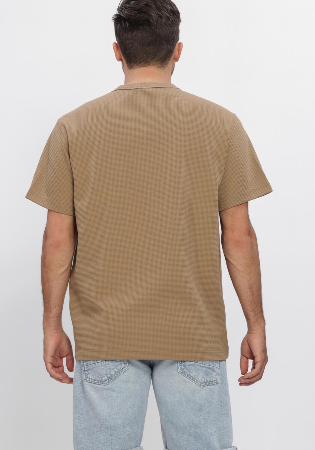 Khaki G-STAR RAW T-shirt TRUE REGULAR STRUCTURED R T - large