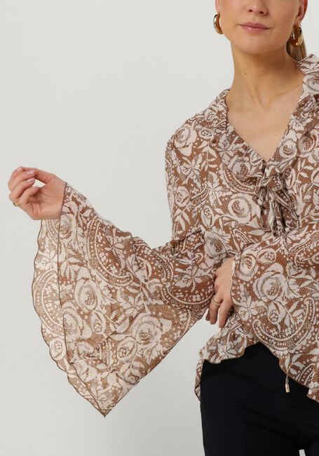 Beige LIU JO Blouses TESS CREPONNE LURE - large