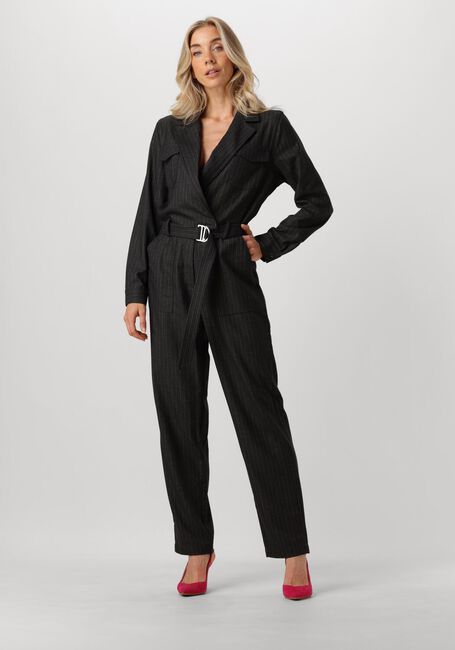 Zwarte AAIKO Jumpsuit JESSIE PINSTRIPE VIS 548 - large