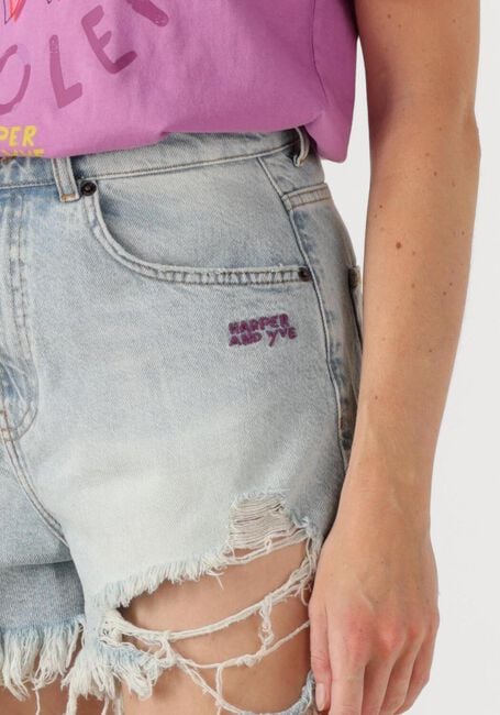 Lichtblauwe HARPER & YVE Korte broek YVE-SH - large
