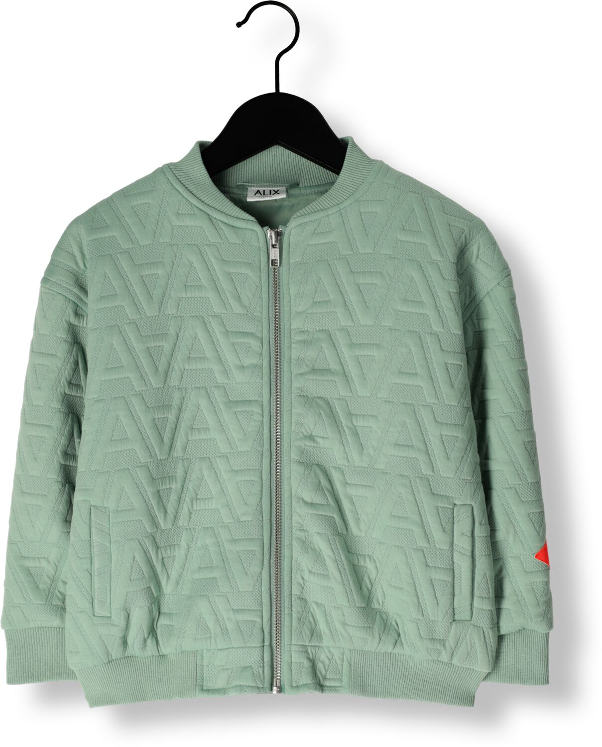 ALIX MINI Jongens Jassen Jacquard Bomber Jacket Mint