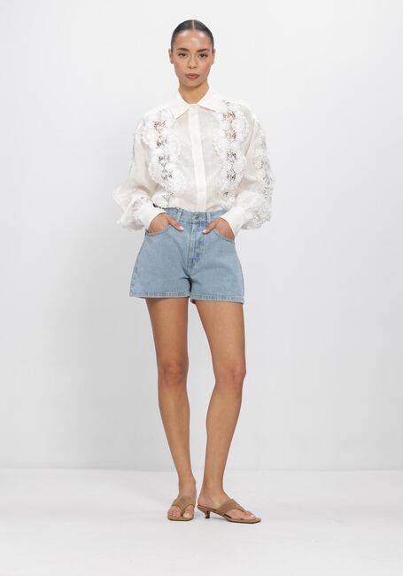 Witte DANTE6 Blouses AMANDYNE LACE DETAIL SHIRT - large