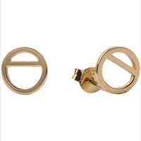 Gouden ATLITW STUDIO Oorbellen PARADE EARRINGS GEOMETRIC - medium