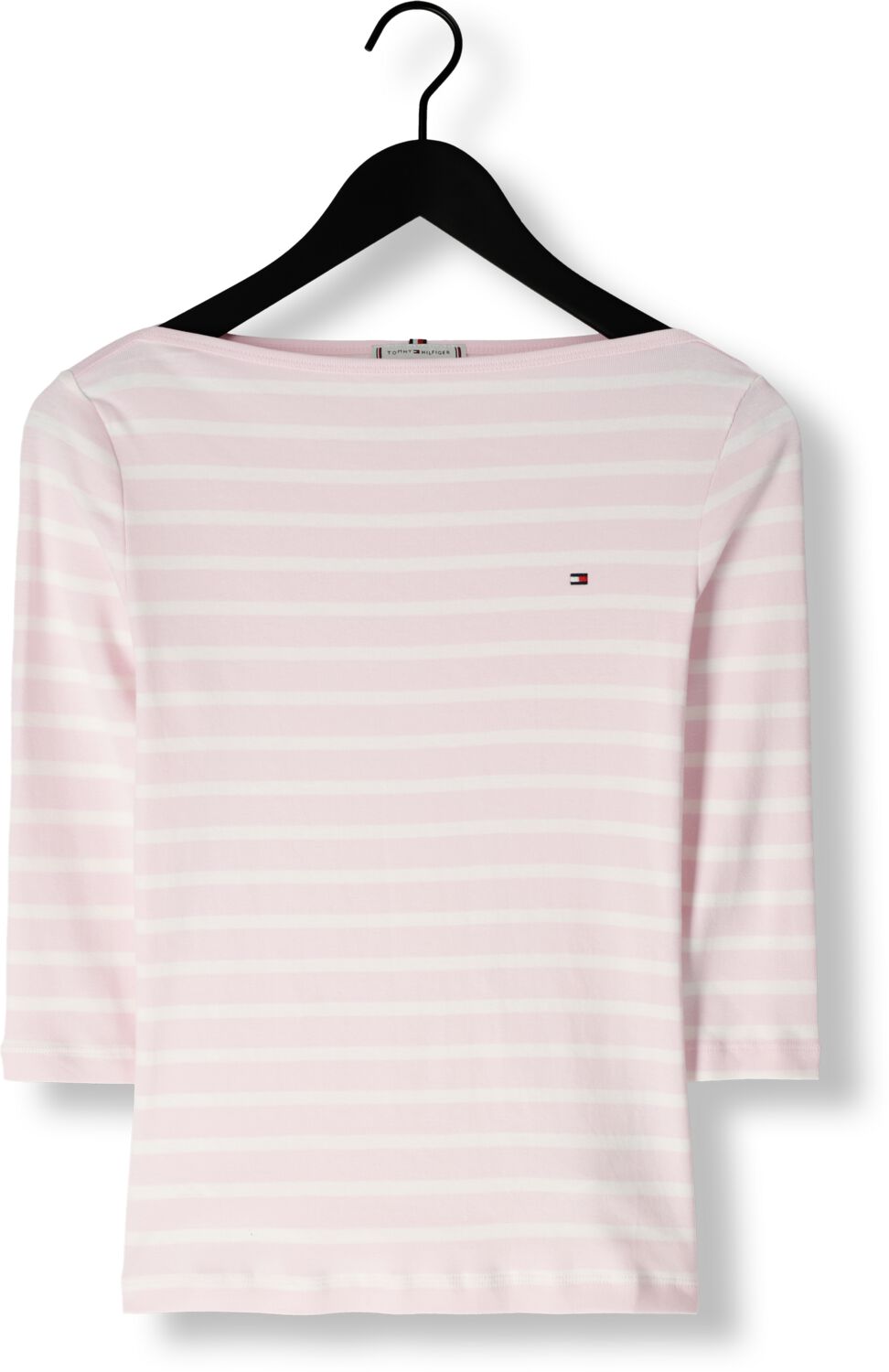 TOMMY HILFIGER Dames Tops & T-shirts Slim Cody Boat-nk 3 4slv Lichtroze