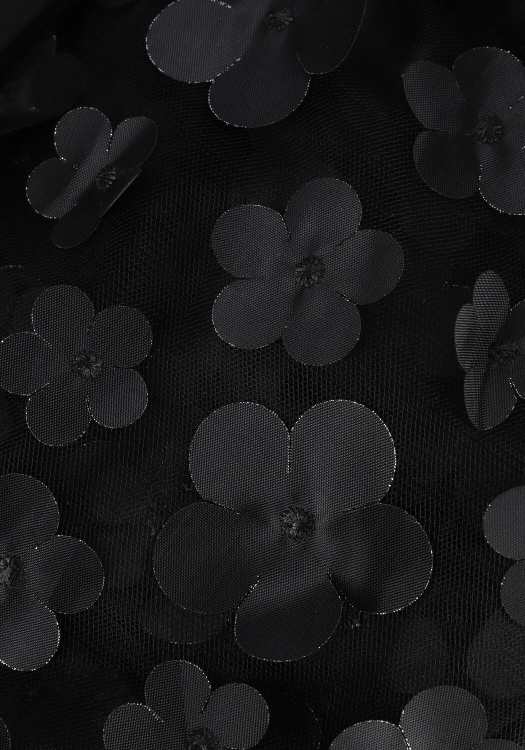 Zwarte HUNKON Mini jurk KASSANDRA LAYER DRESS - large