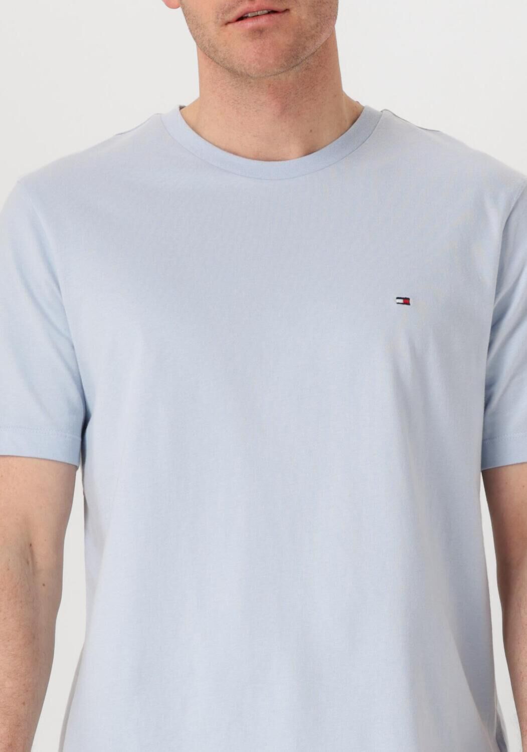 TOMMY HILFIGER Heren Polo's & T-shirts Ess Seasonal Reg Fit Solid Tee Lichtblauw
