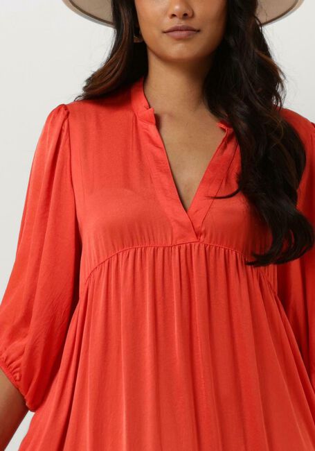 Oranje SUMMUM Midi jurk DRESS SILKY TOUCH - large