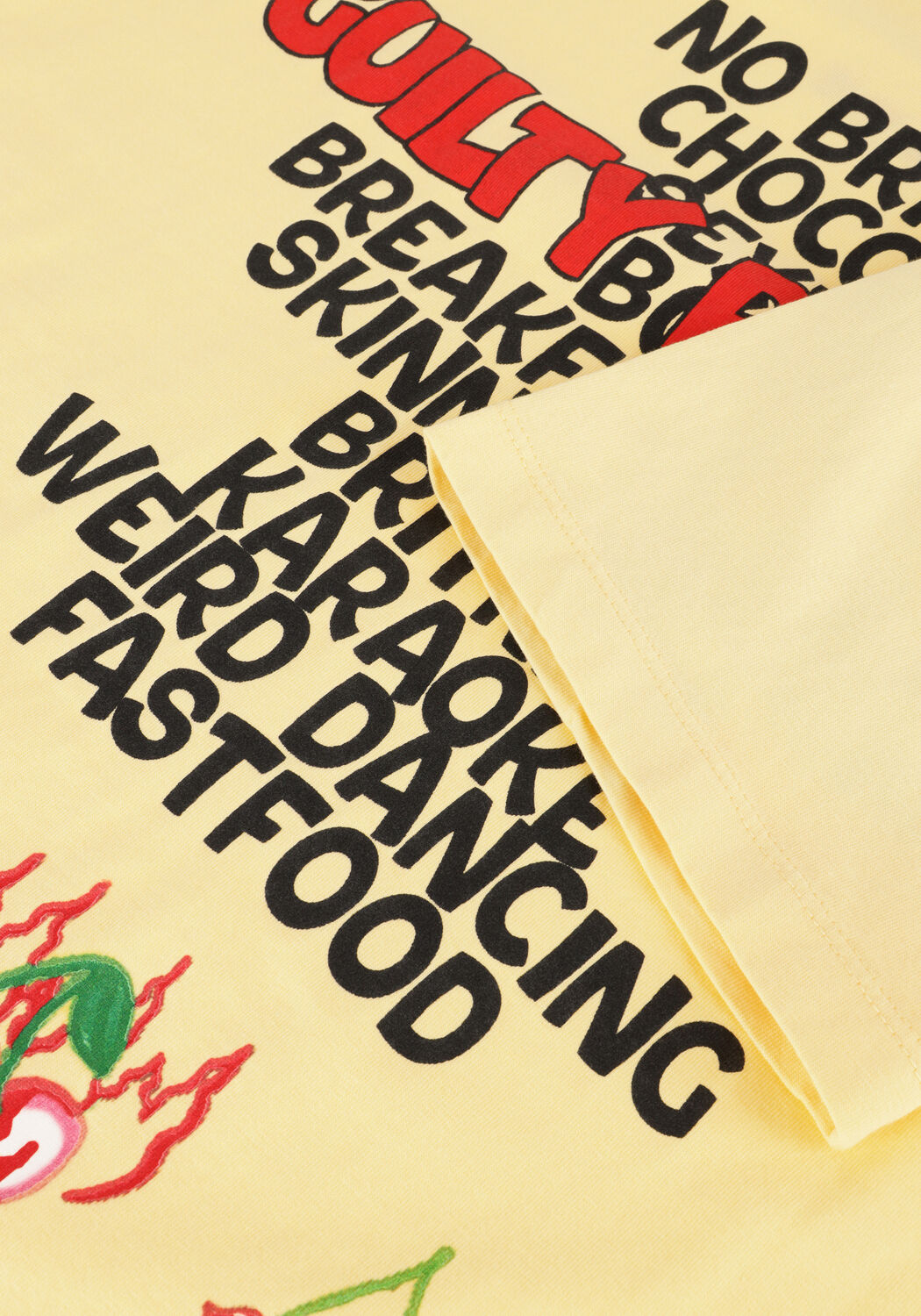 Gele HARPER & YVE T-shirt GUILTYLIST-SS - large