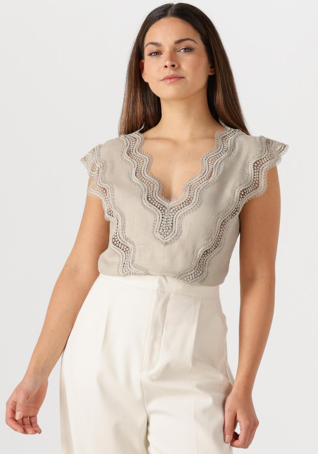 COPENHAGEN MUSE Dames Tops & T-shirts Natuli Top Beige